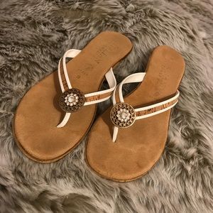 Fancy flip flop Wedges